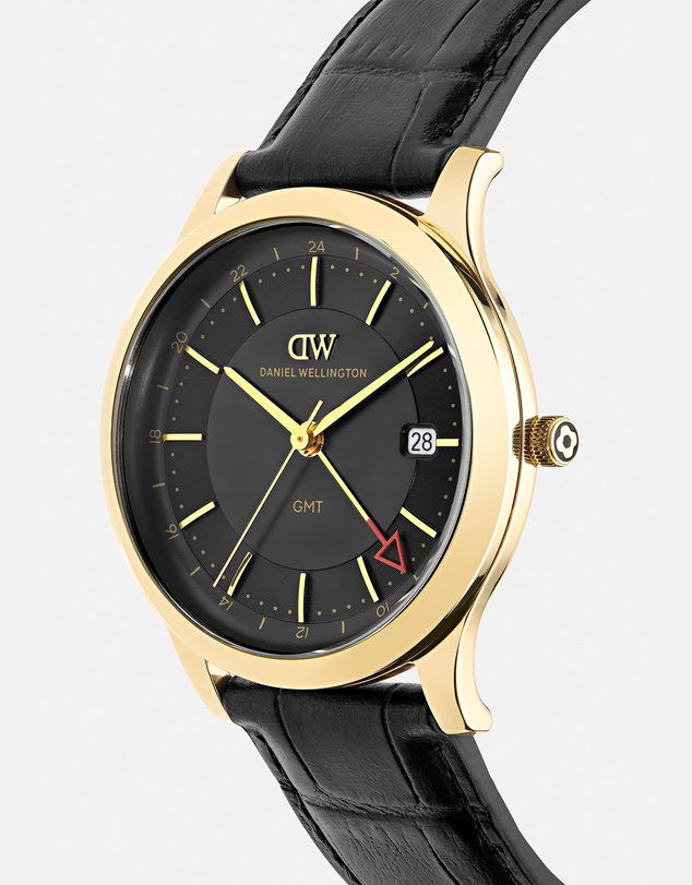 Daniel Wellington - Pathfinder GMT 39mm Black-Croc