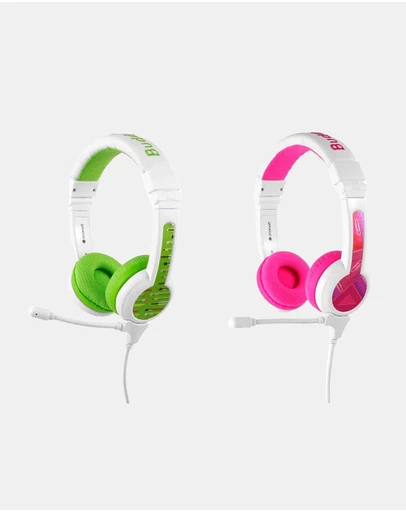 Buddyphones - Buddyphones School Plus Twin Pack Pink and Green