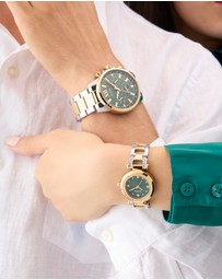 GUESS - GUESS Ladies 2-Tone Gold Tone Analogue Watch