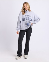 Foxwood - Studio Mock Neck Crew