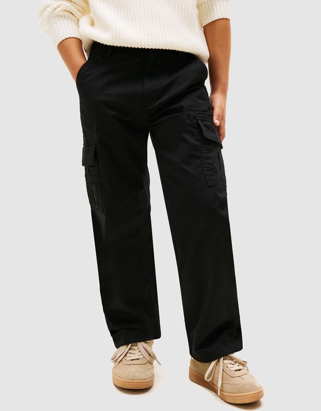 Tommy Hilfiger - Essential Twill Relaxed Cargo Trousers - Teens