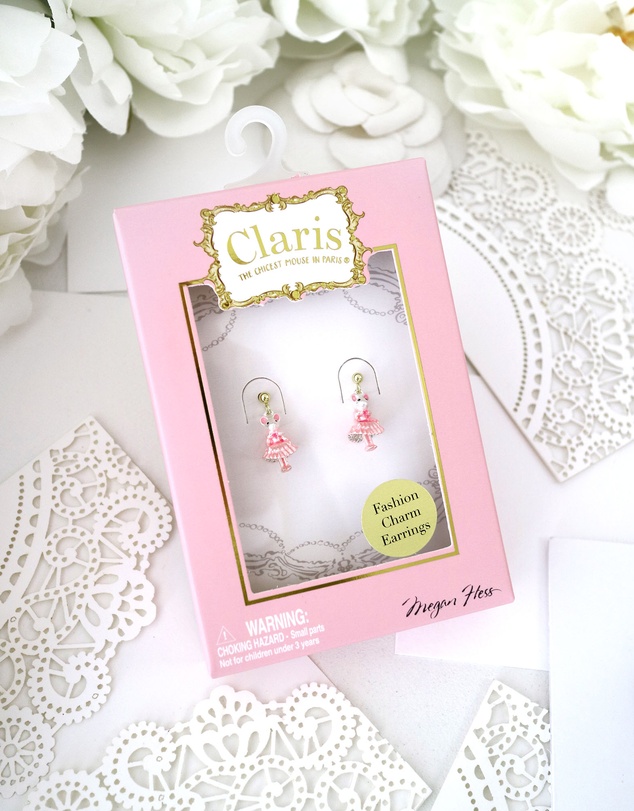 Claris The Chicest Mouse In Paris By Pink Poppy - Claris Fashion Earrings