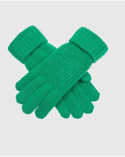 DENTS - Ribbed Knit Gloves