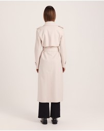 SABA - Karla Wool Longline Trench Coat