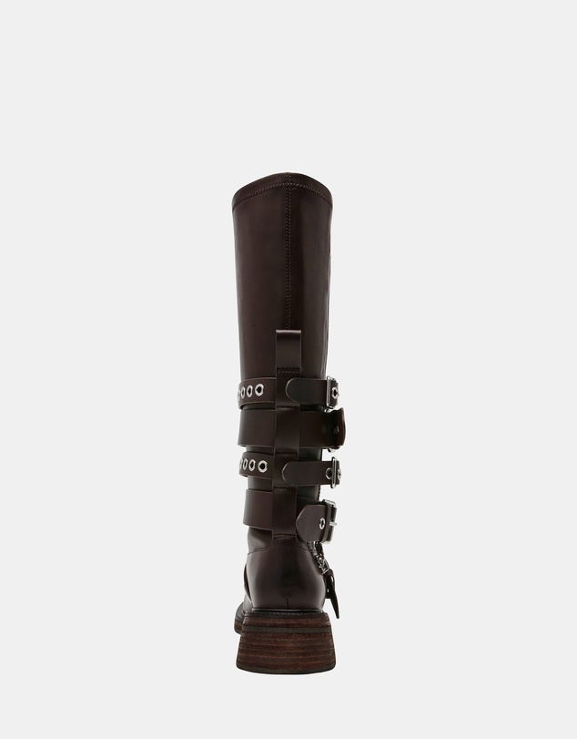 Steve Madden - Kannonball Brown Leather Boots