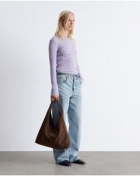 & Other Stories - Ribbed LS Top