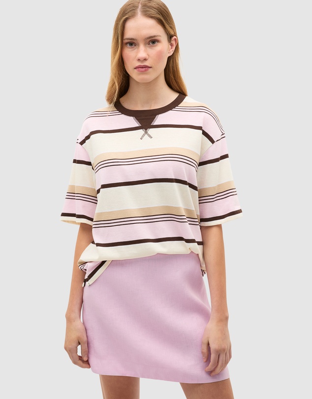 Seed Heritage - Cotton Stripe Relaxed Tee