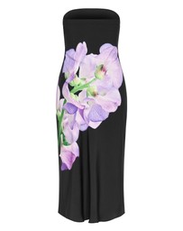 City Chic - Amari Orchid Print Midi Dress