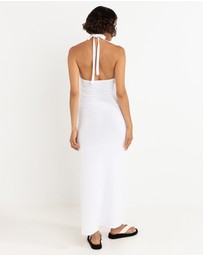 Rhythm - Martini Halter Knit Maxi Dress