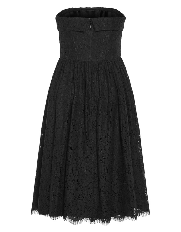 City Chic - Delaney Strapless Lace Dress