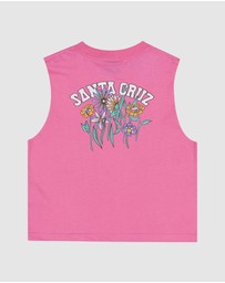 Santa Cruz - Field Strip Centre Muscle Tank Top - Teens