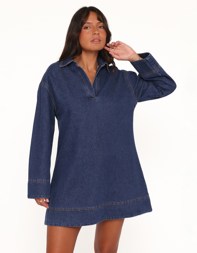 Petal & Pup - Genesis Mini Dress - Indigo