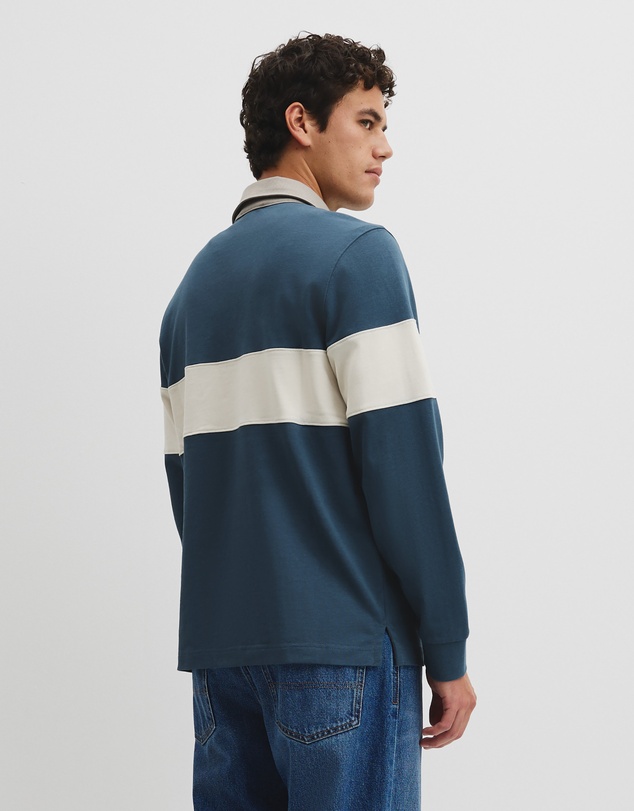 Country Road - Australian Cotton Panel Rugby Polo