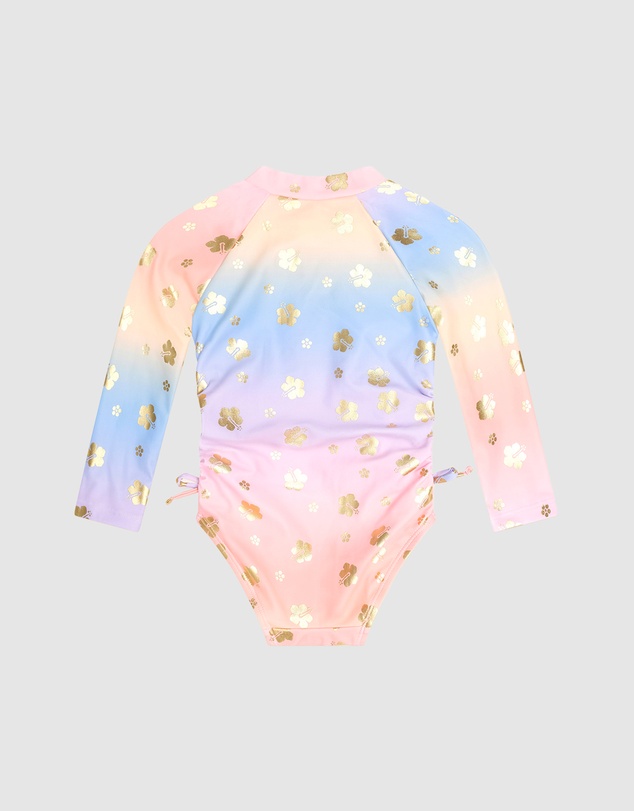 Huxbaby - Tropical Foil Floral Ombre Swimsuit - Babies-Teens