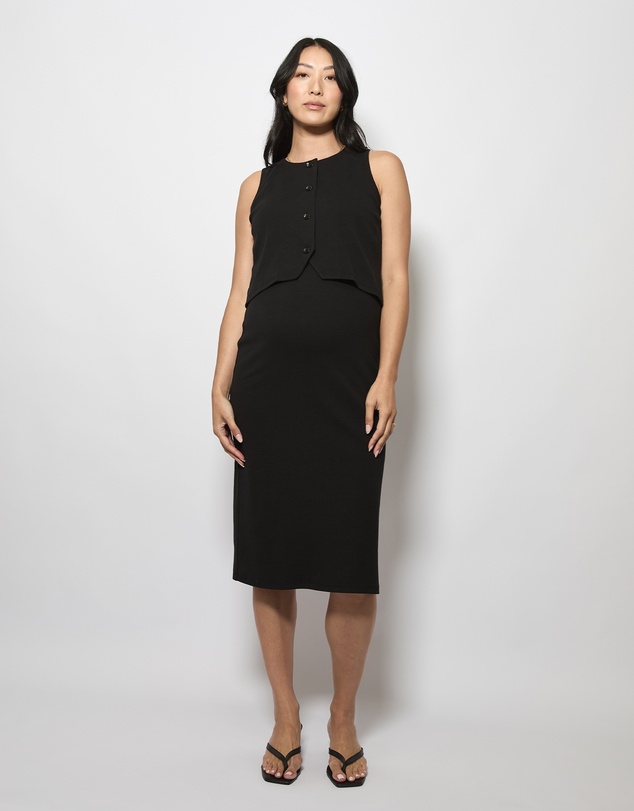 Soon Maternity - Isla Soft Rib Feeding Dress
