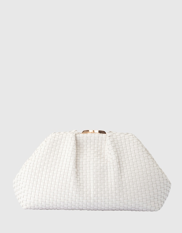 Olga Berg - Martinique Woven Clutch