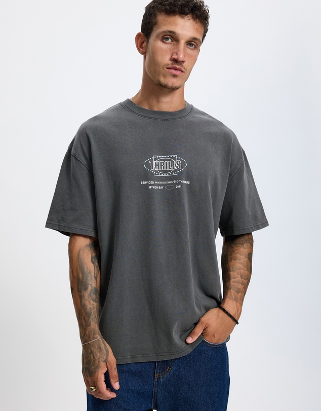 Thrills - Fluid Thrills Box Fit Oversized Tee
