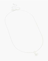 Lovisa - Waterproof Stainless Steel Large Bubble Letter L Necklace