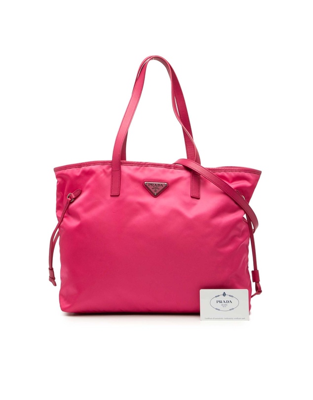 Pre-Loved by Azura Reborn - Pre-Loved Saffiano Trimmed Tessuto Open Convertible Tote