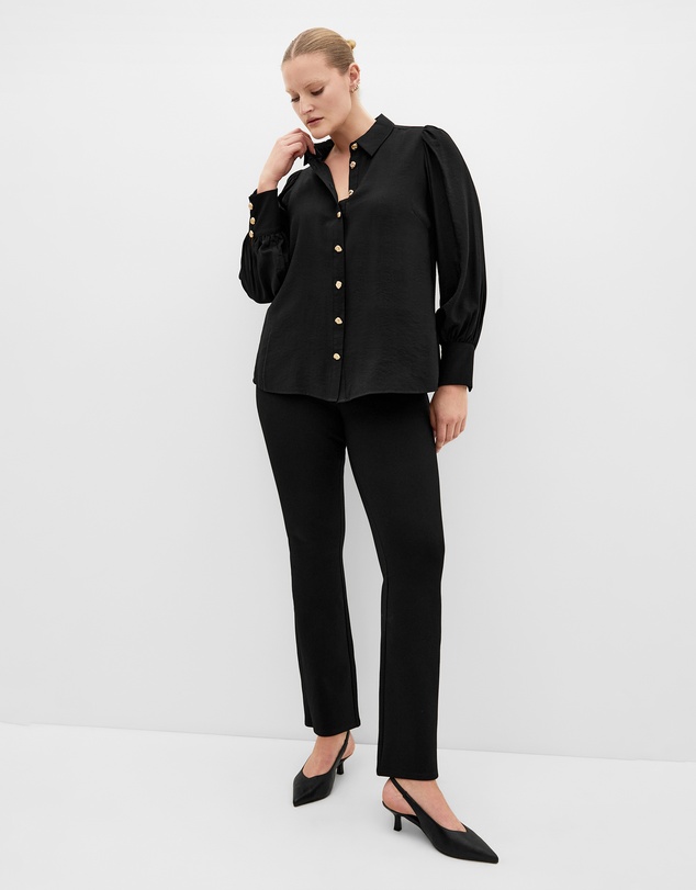 City Chic - Alana Button Detail Shirt