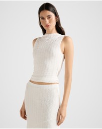 Forever New - Tahlia Textured Lace Tank Top