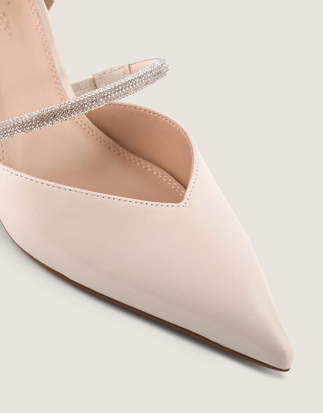 Shelly Shen - Normy High Heels Ivory Leather