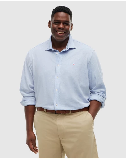 Tommy Hilfiger - Big & Tall Featherweight Pique Knit Shirt