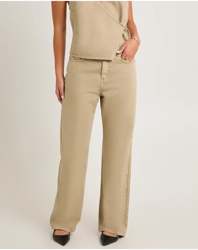Subtitled - Alexa Mid Rise Relaxed Denim Jeans