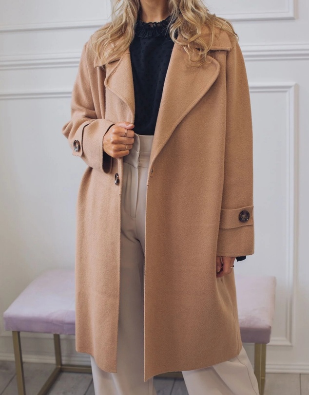 Esther & Co - Fireplace Coat - Camel