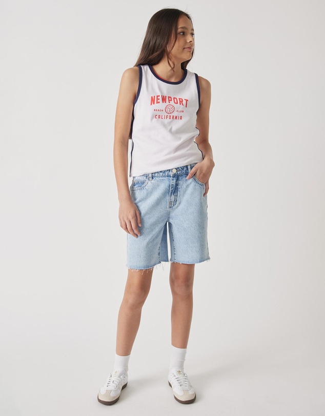 Decjuba Kids - Malibu Cropped Tank - Kids-Teens