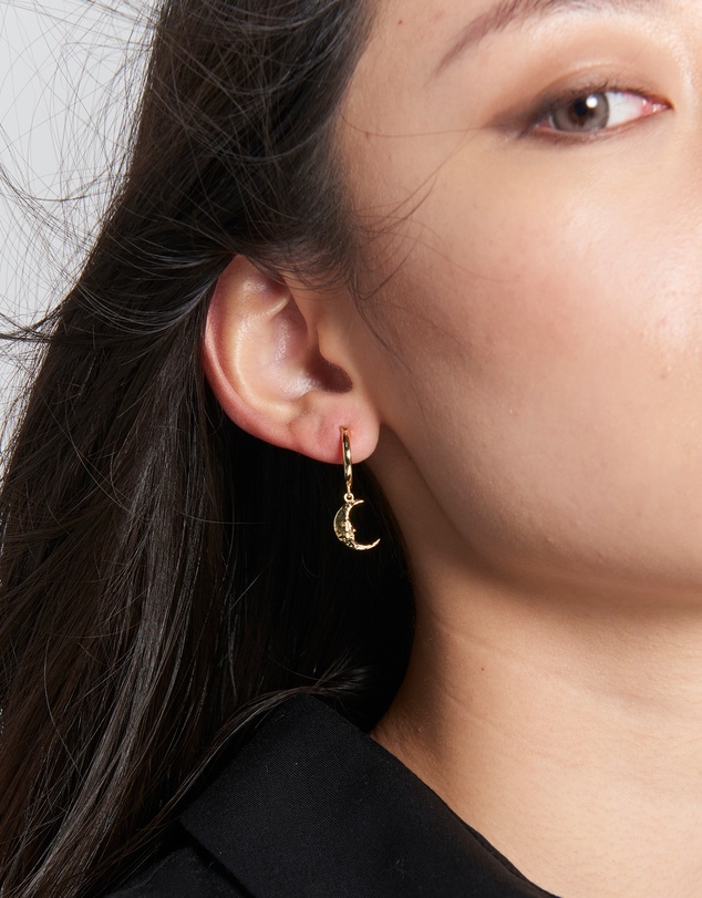 Karen Walker - Sun & Moon Hoops