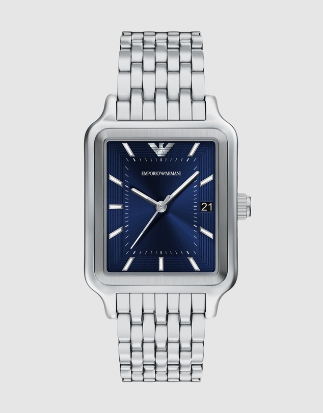 Emporio Armani - Silver Tone Analogue Watch