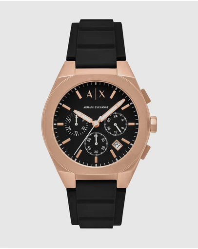 Armani Exchange - Black Chronograph Watch