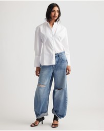 Decjuba - Daisy Ripped Horseshoe Jeans