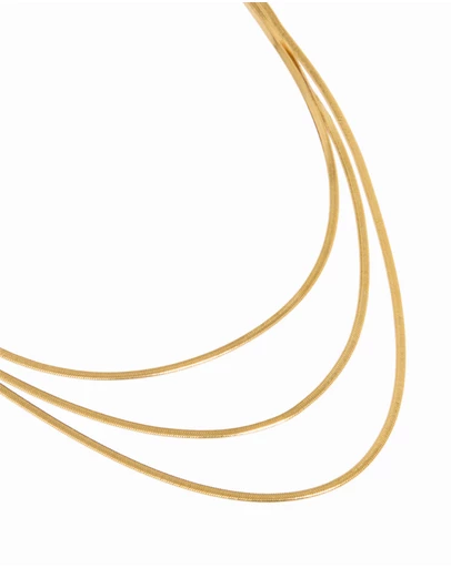 Lovisa - Waterproof Gold Plated Stainless Steel Snake Chain Necklace
