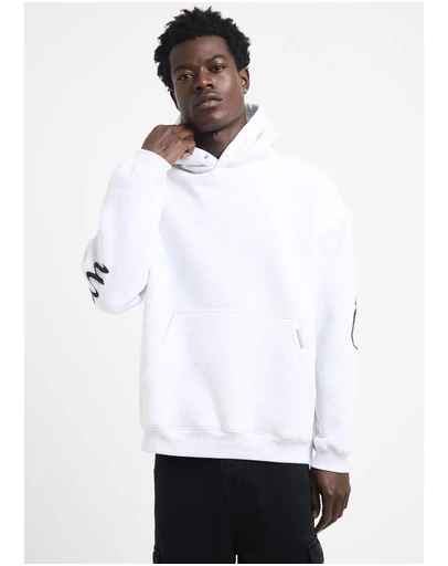 Black Noise White Rain - World Hoodie