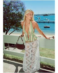 Subtitled - Riza Lace Maxi Skirt