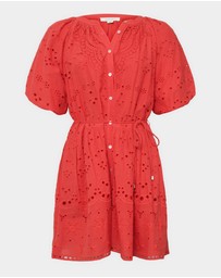 Forcast - Lola Broderie Tiered Dress