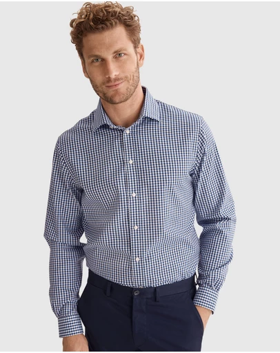 Country Road - Regular Fit Gingham Travel Shirt