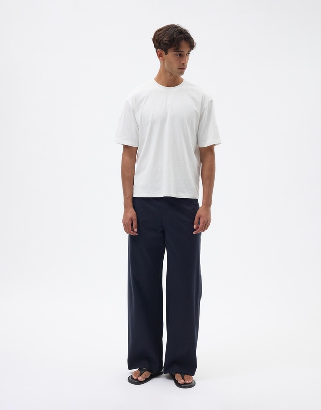 AERE - Cotton Twill Wide Trousers