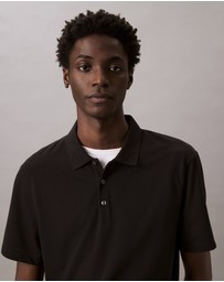 Calvin Klein - Tonal Stripe Jacquard Polo Shirt