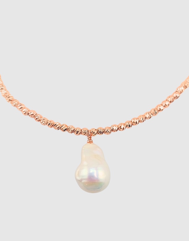 Izoa - Odette Drop Pearl Necklace