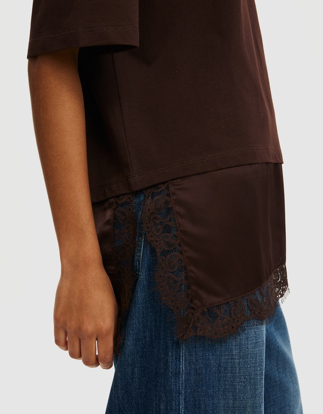 Cotton On - Satin Layered T-Shirt