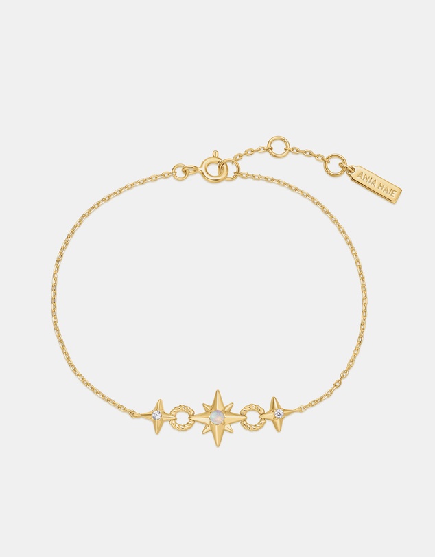 Ania Haie - Ania Haie Gold Linked Star Bracelet