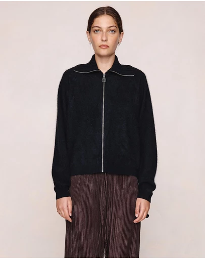 Marle - Oscar Wool-Cashmere Zip Up Cardigan