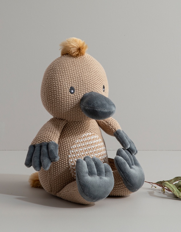 Living Textiles - Knitted Toy - Penny the Platypus
