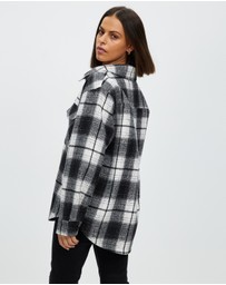 Atmos&Here - Abby Oversized Wool Blend Shacket