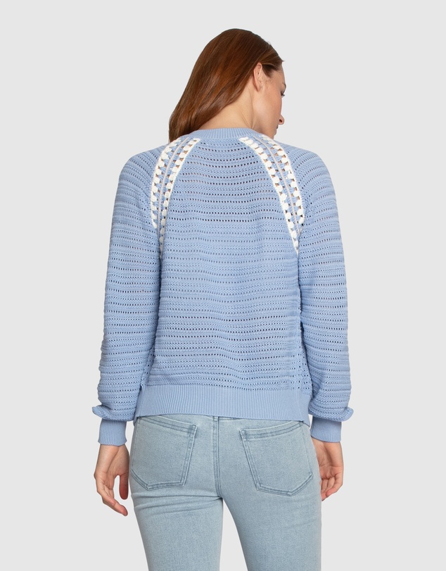 Belle & Bloom - Meadow Breeze Zip Knit