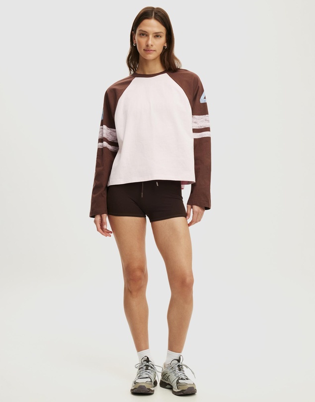Cotton On Body Active - Active Graphic Raglan Tee