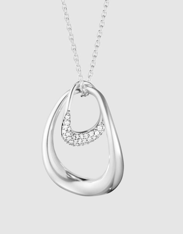 Georg Jensen - Offspring Pendant with Diamonds